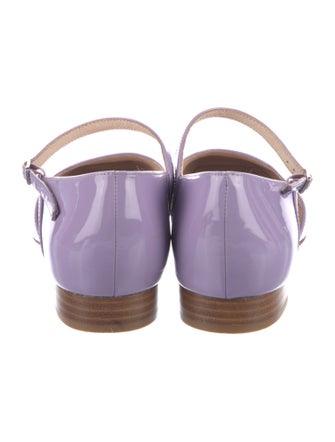 Intentionally Blank Patent Leather D'Orsay Flats