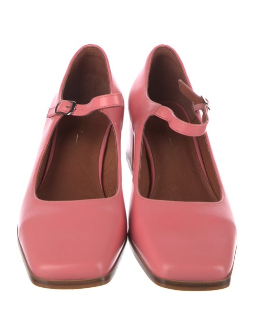 Intentionally Blank Leather Pumps