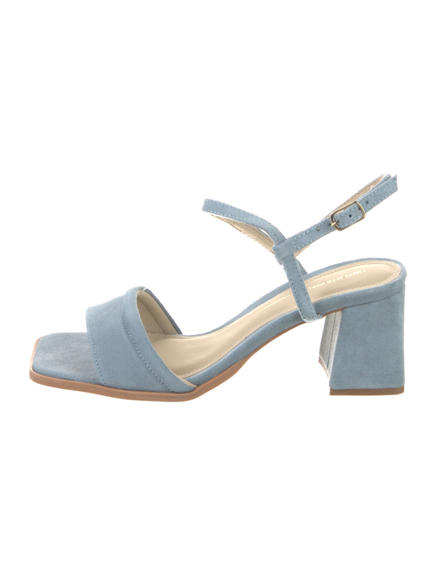 Intentionally Blank Suede Slingback Sandals