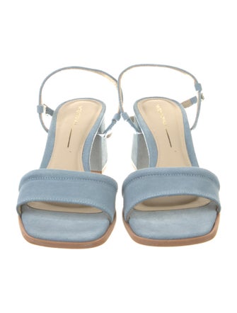 Intentionally Blank Suede Slingback Sandals