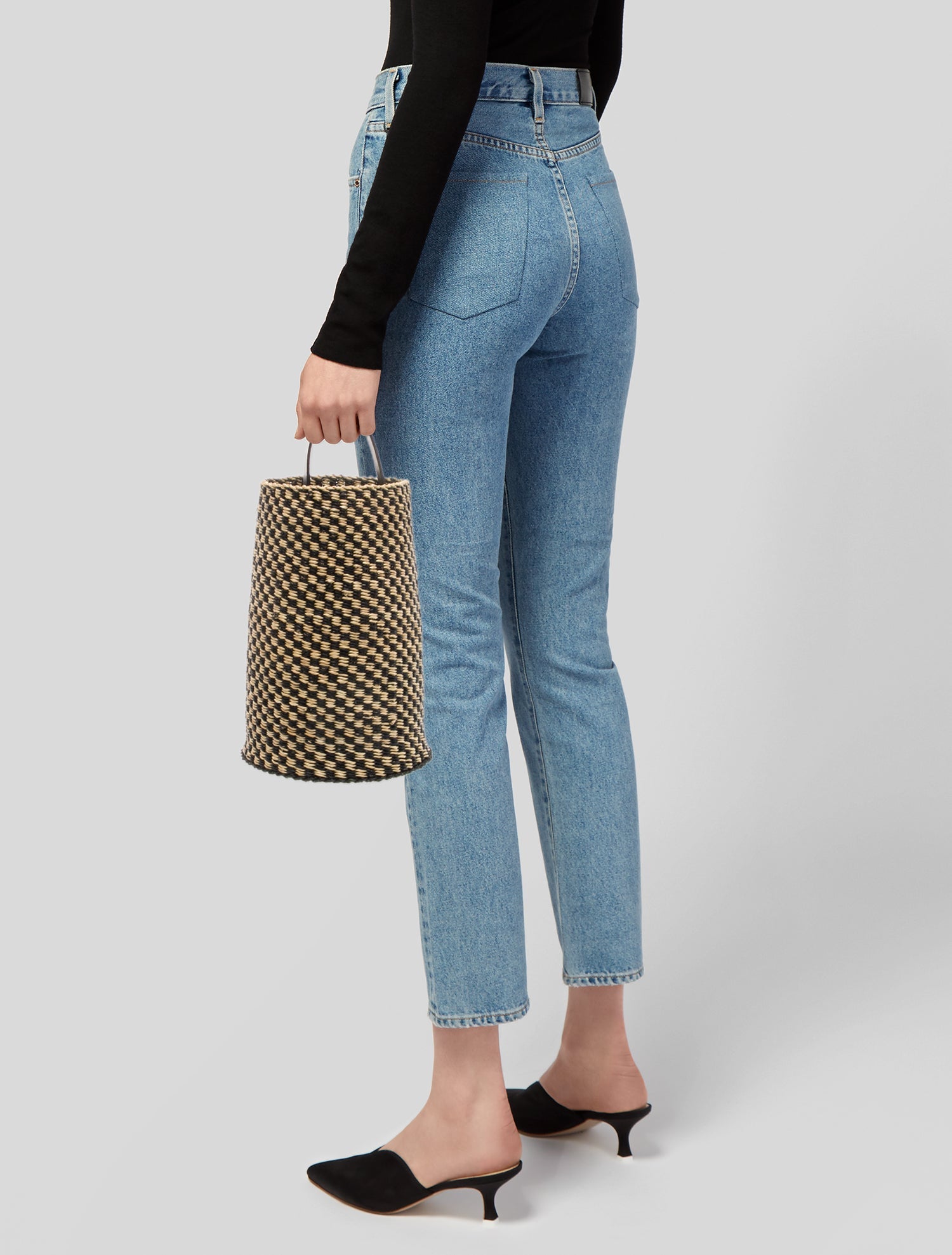 Inès Bressand Raffia Backpack