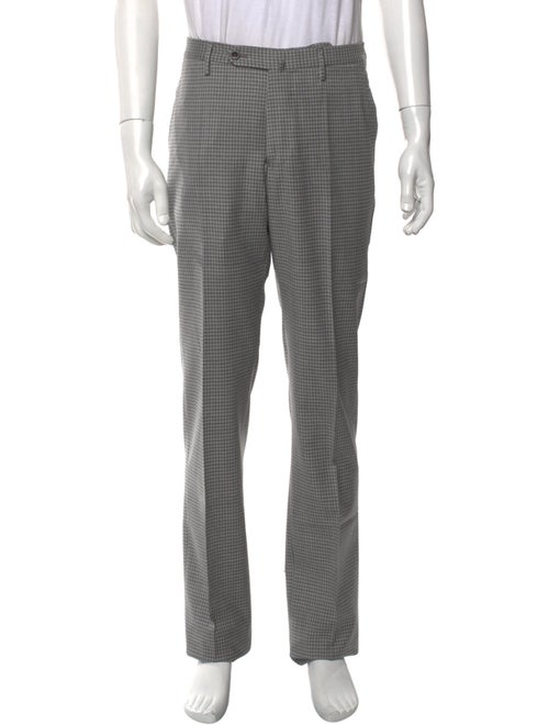 Incotex Plaid Print Pants