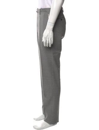 Incotex Plaid Print Pants