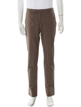 Incotex Plaid Print Pants