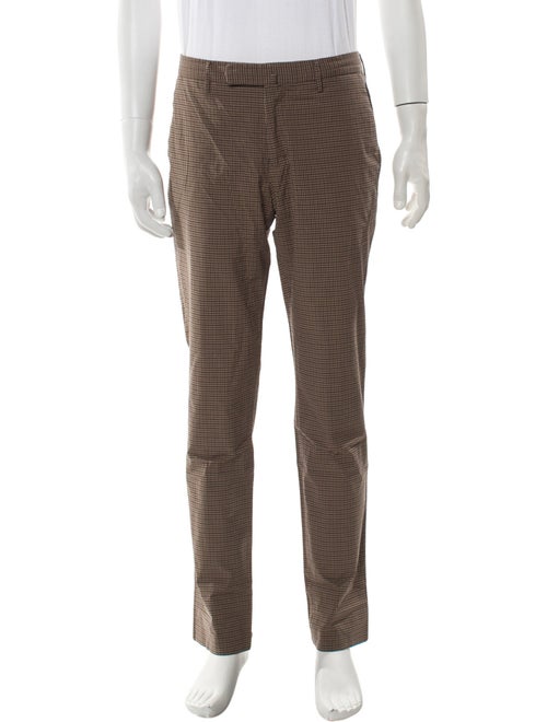 Incotex Plaid Print Pants