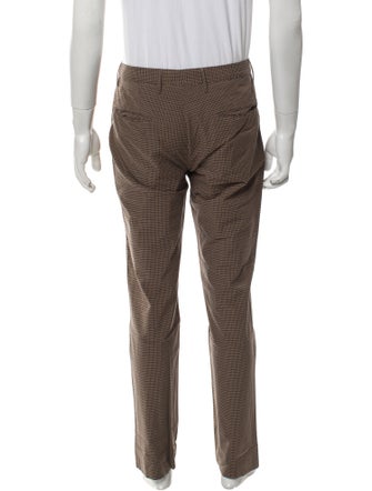 Incotex Plaid Print Pants