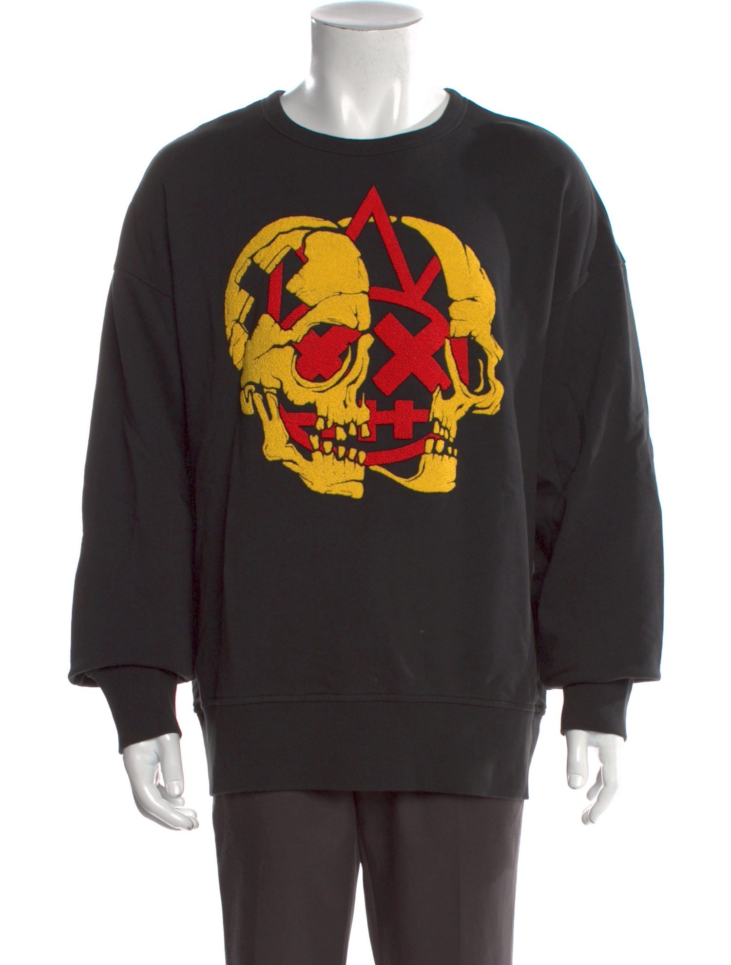 Cult of Individuality Graphic Print Crew Neck Pullover