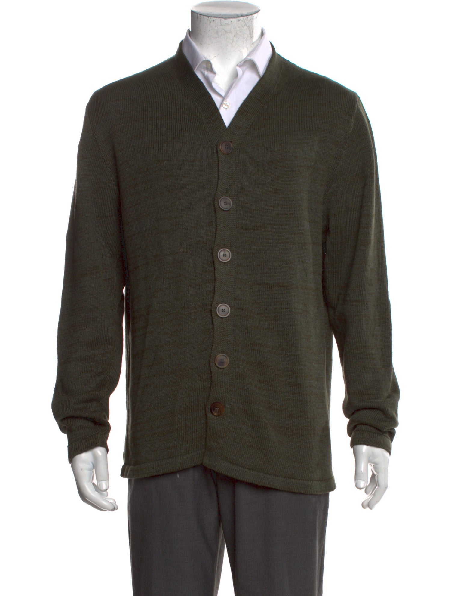 Inis Meáin Linen V-Neck Cardigan