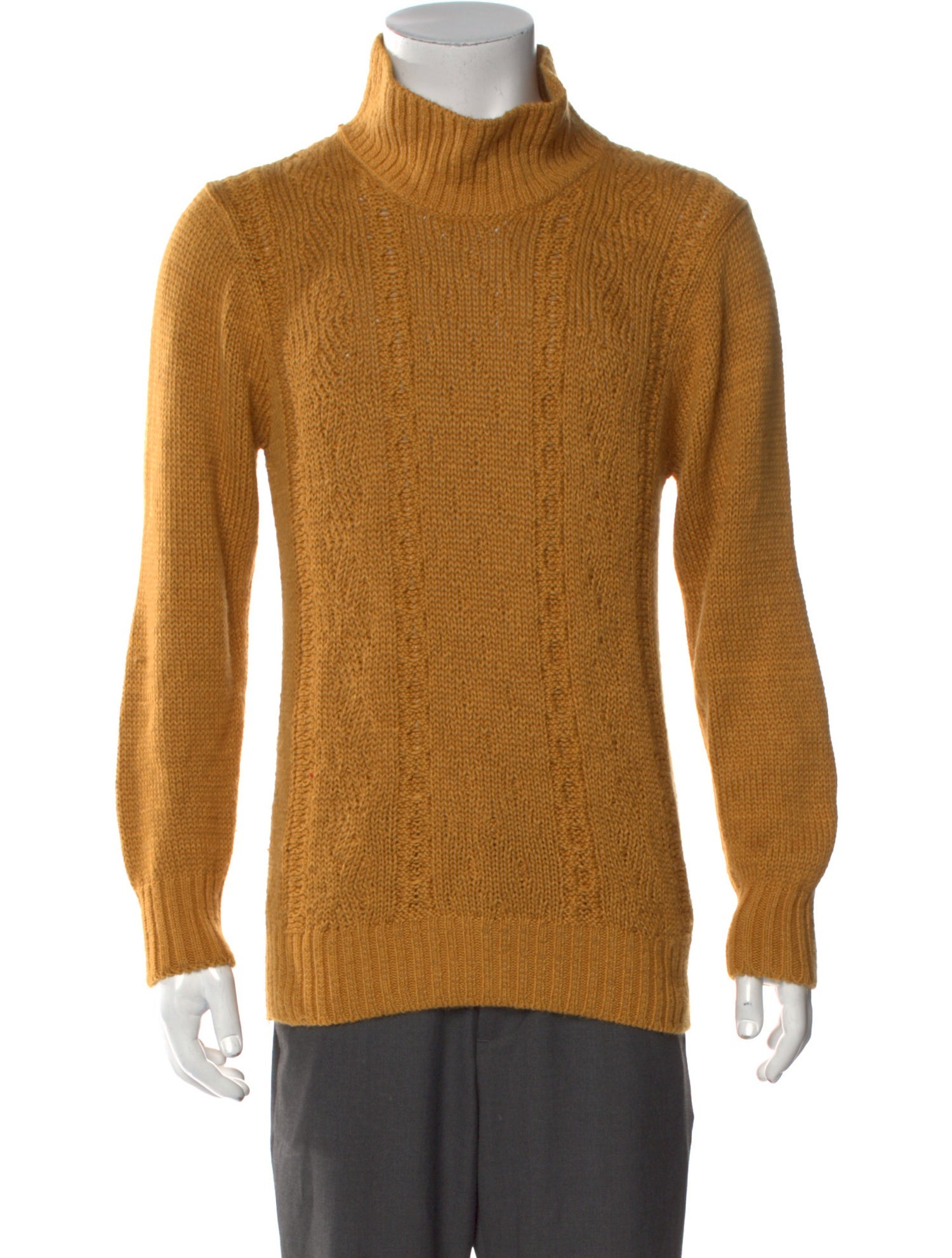 Inis Meáin Baby Alpaca Mock Neck Polo Sweater