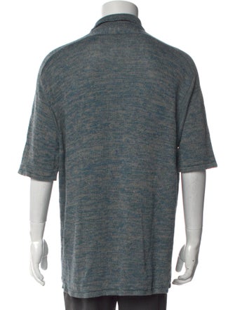 Inis Meáin Linen Collar Polo Sweater