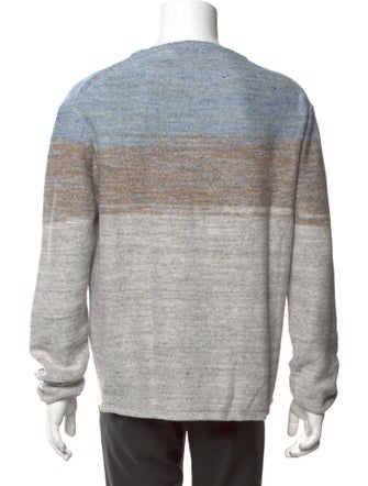 Inis Meáin Linen Colorblock Pattern Pullover