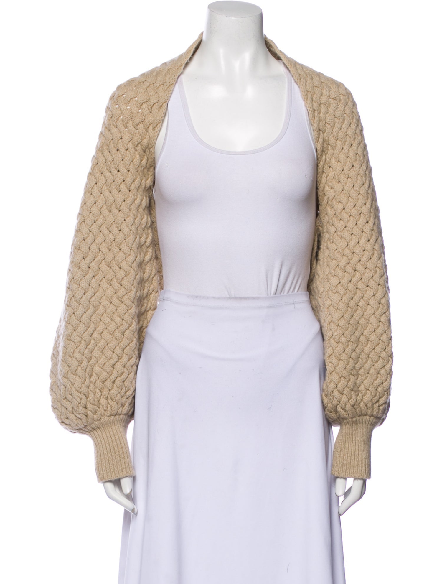 Inis Meáin Merino Wool Open Front Sweater