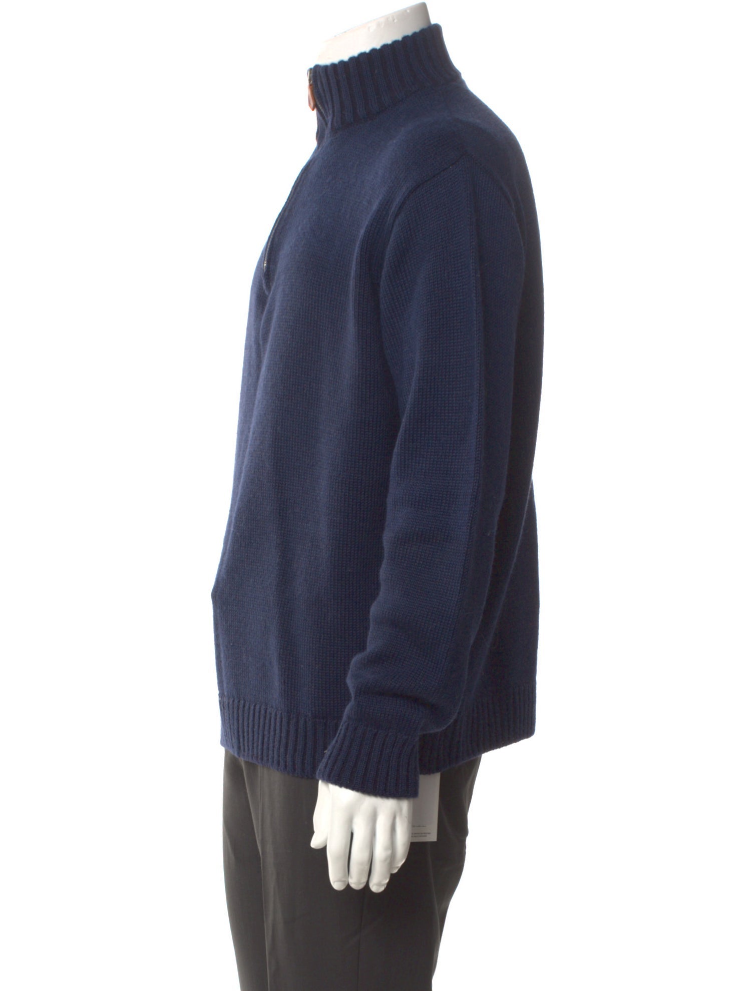 Inis Meáin Merino Wool Mock Neck Pullover