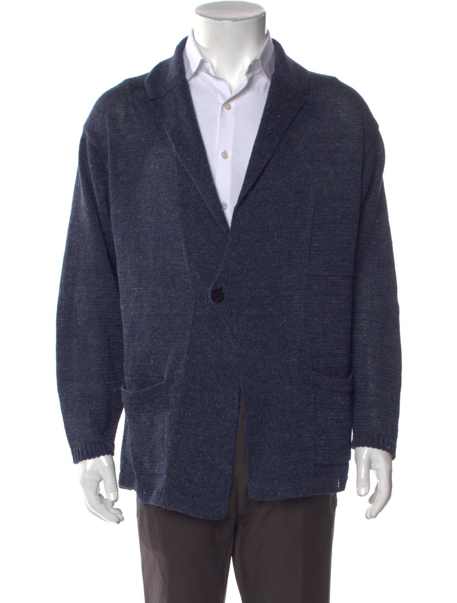 Inis Meáin Linen V-Neck Cardigan