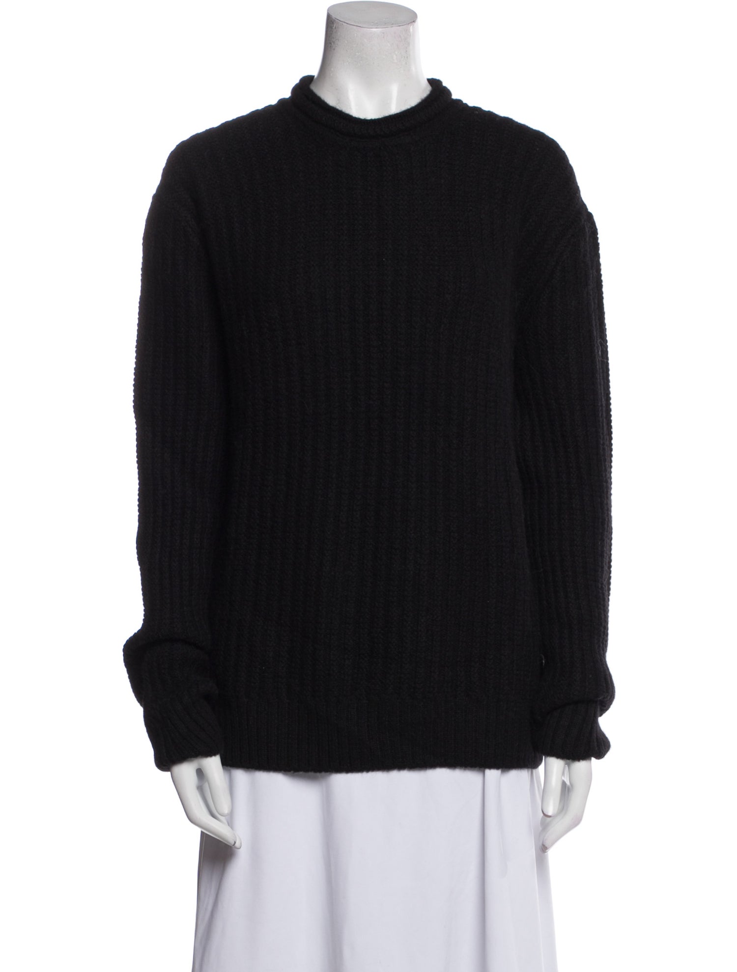 Inis Meáin Baby Alpaca Mock Neck Sweater