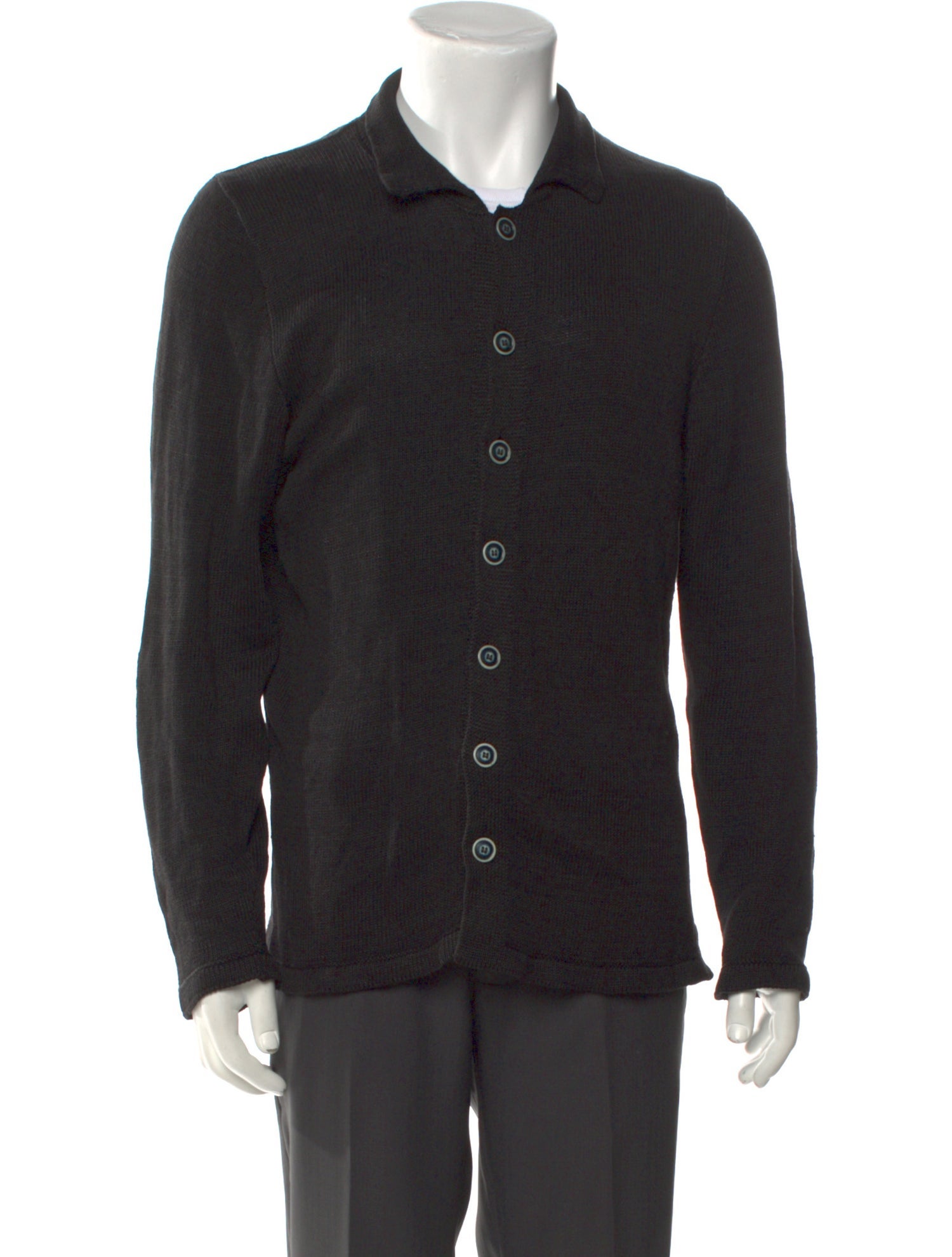 Inis Meáin Linen Collar Cardigan