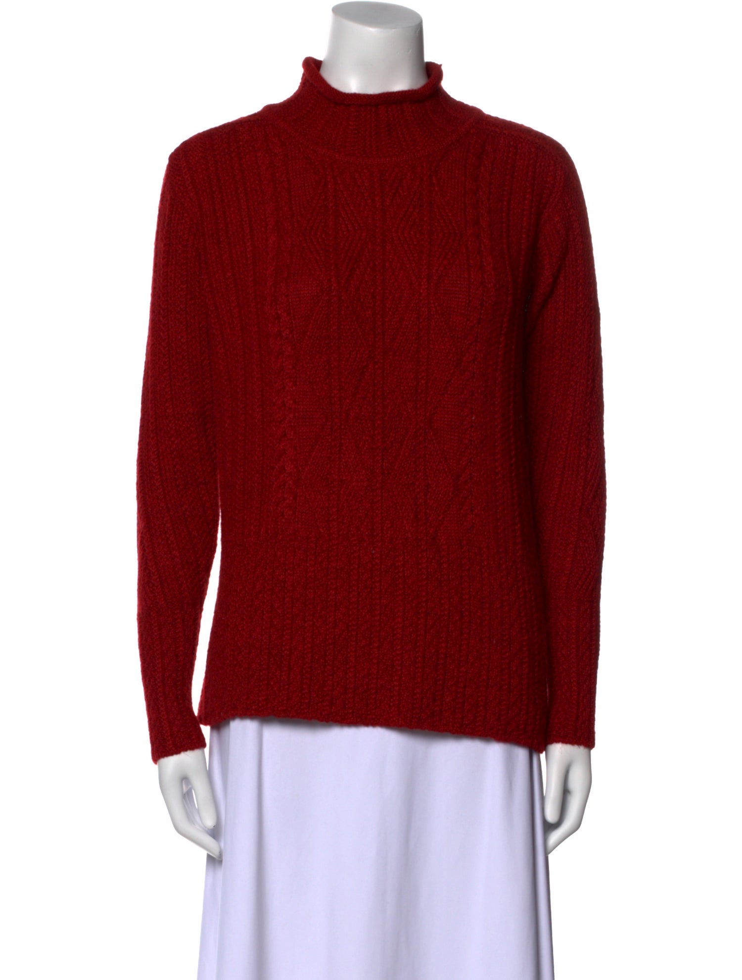 Inis Meáin Baby Alpaca Mock Neck Sweater w/ Tags