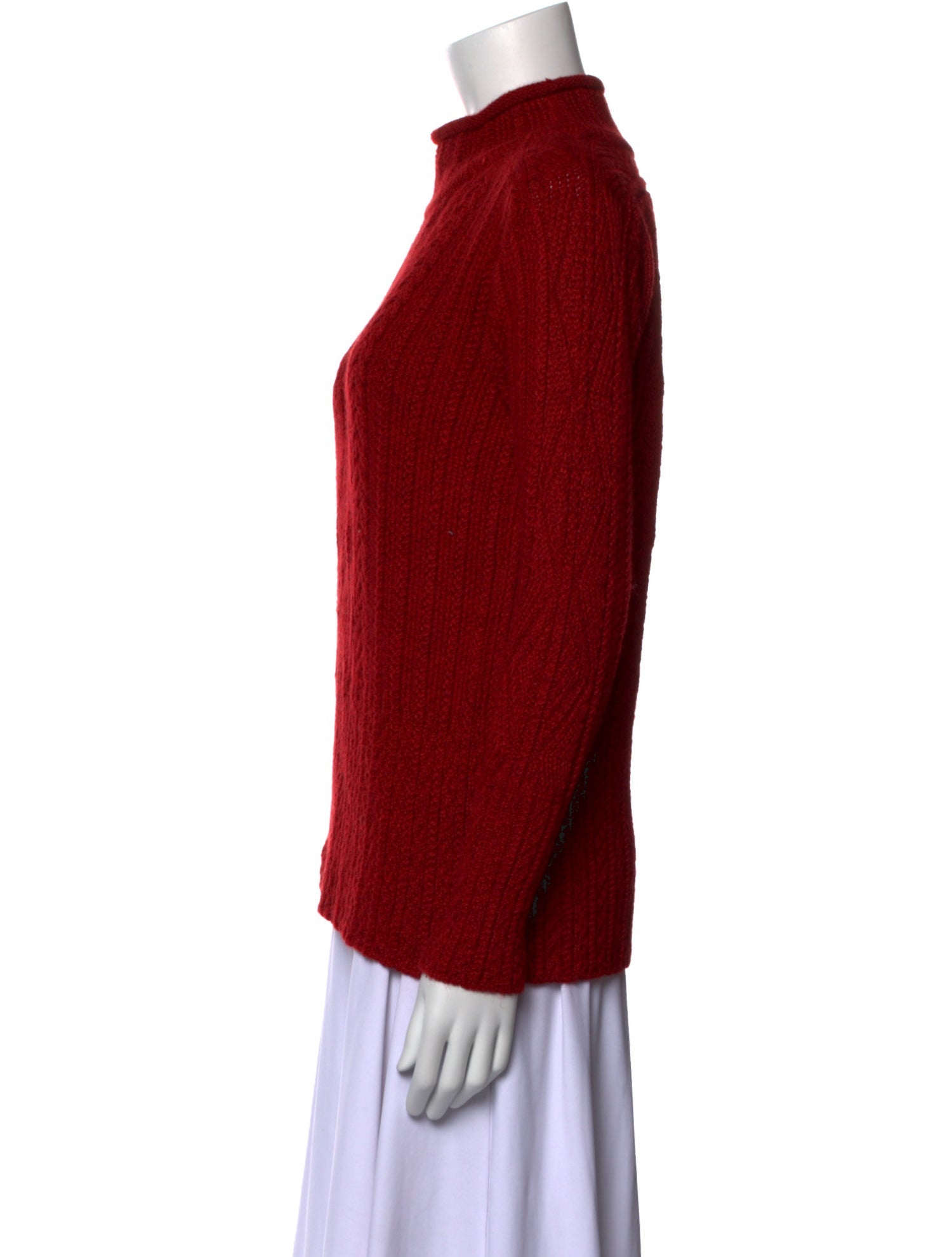Inis Meáin Baby Alpaca Mock Neck Sweater w/ Tags