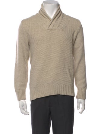 Inis Meáin Merino Wool Mock Neck Pullover