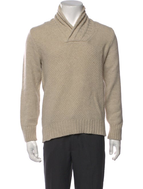 Inis Meáin Merino Wool Mock Neck Pullover