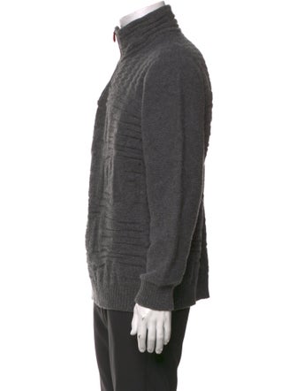 Inis Meáin Merino Wool Mock Neck Cardigan