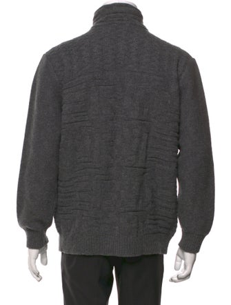 Inis Meáin Merino Wool Mock Neck Cardigan