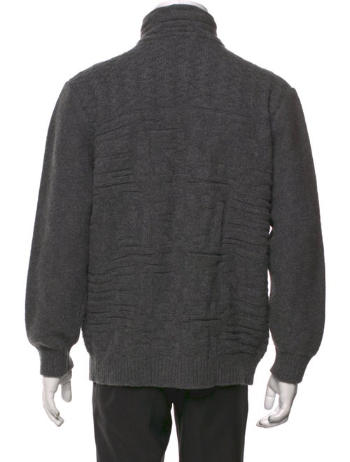 Inis Meáin Merino Wool Mock Neck Cardigan