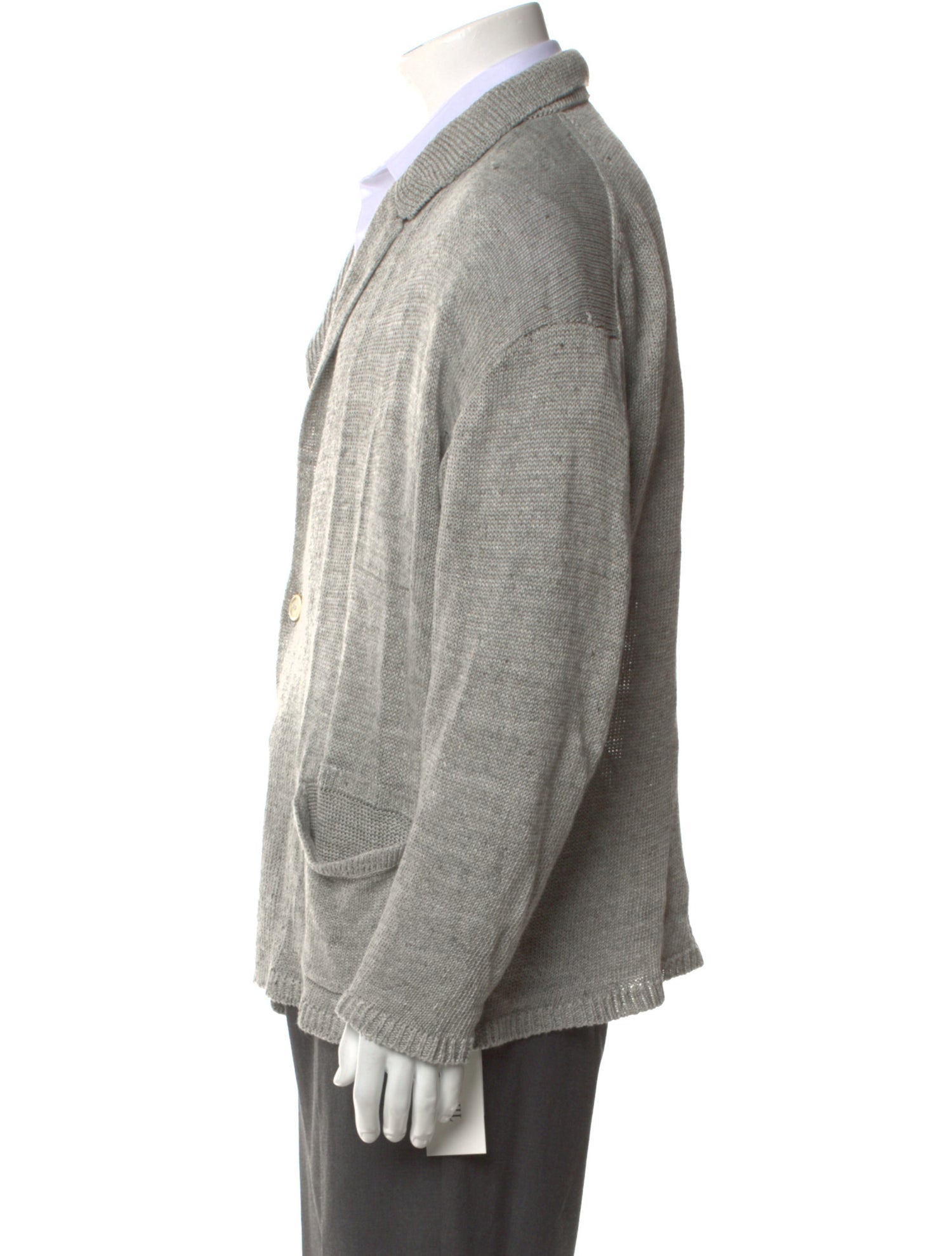 Inis Meáin Linen V-Neck Cardigan