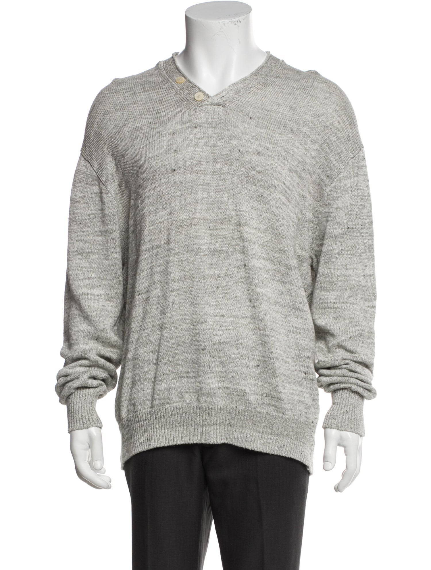 Inis Meáin Linen V-Neck Pullover w/ Tags