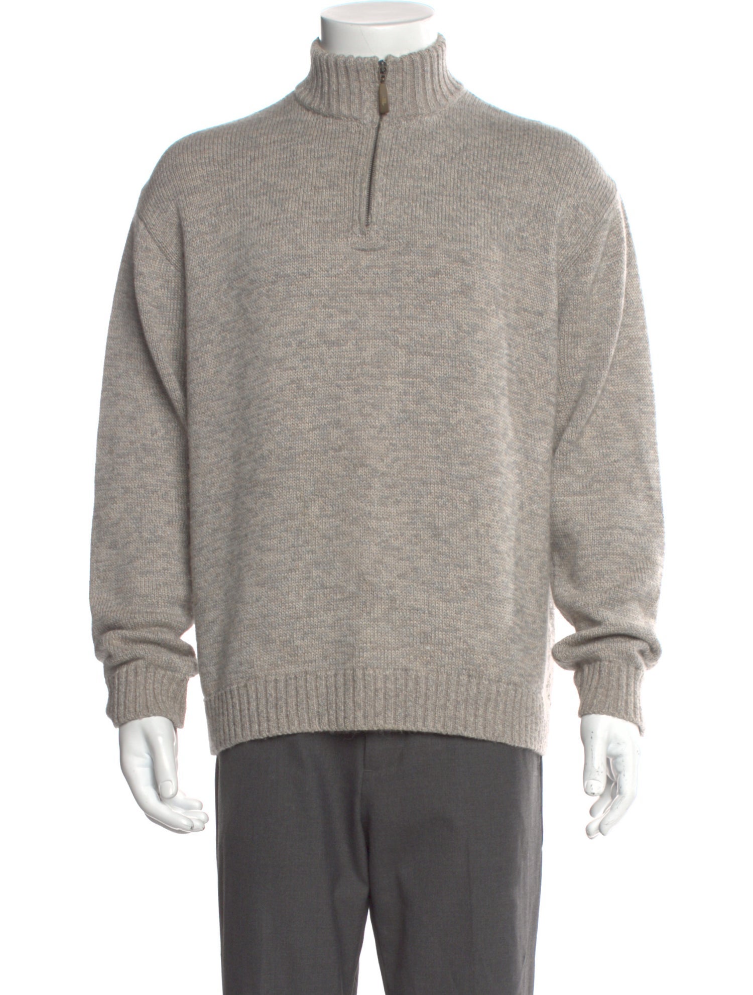 Inis Meáin Baby Alpaca Turtleneck Polo Sweater