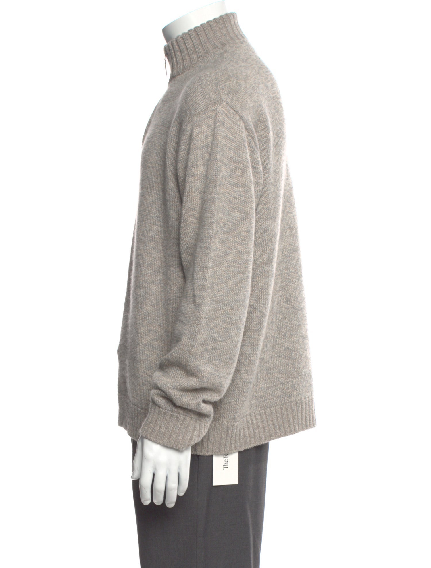 Inis Meáin Baby Alpaca Turtleneck Polo Sweater