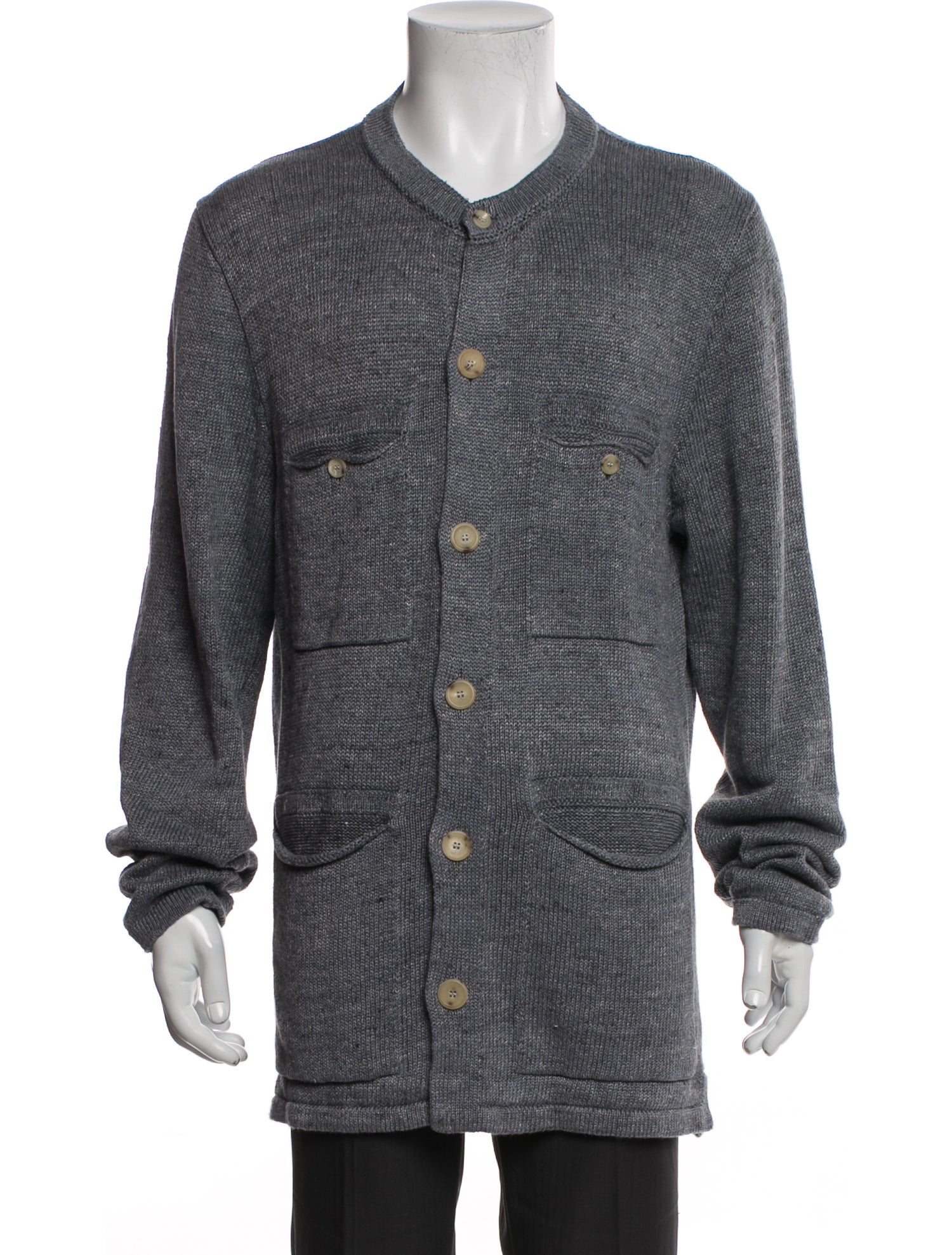 Inis Meáin Linen V-Neck Cardigan