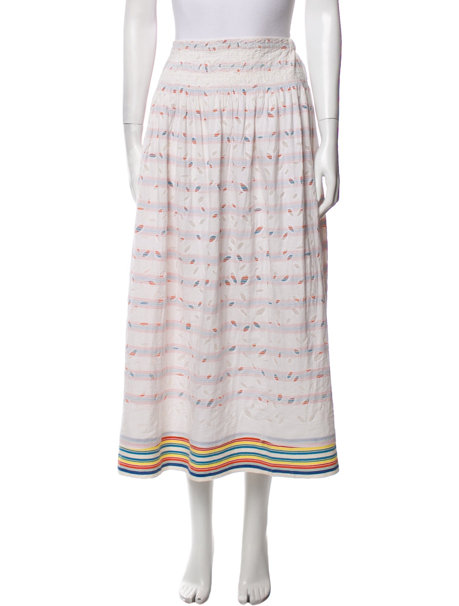 Injiri Printed Midi Length Skirt