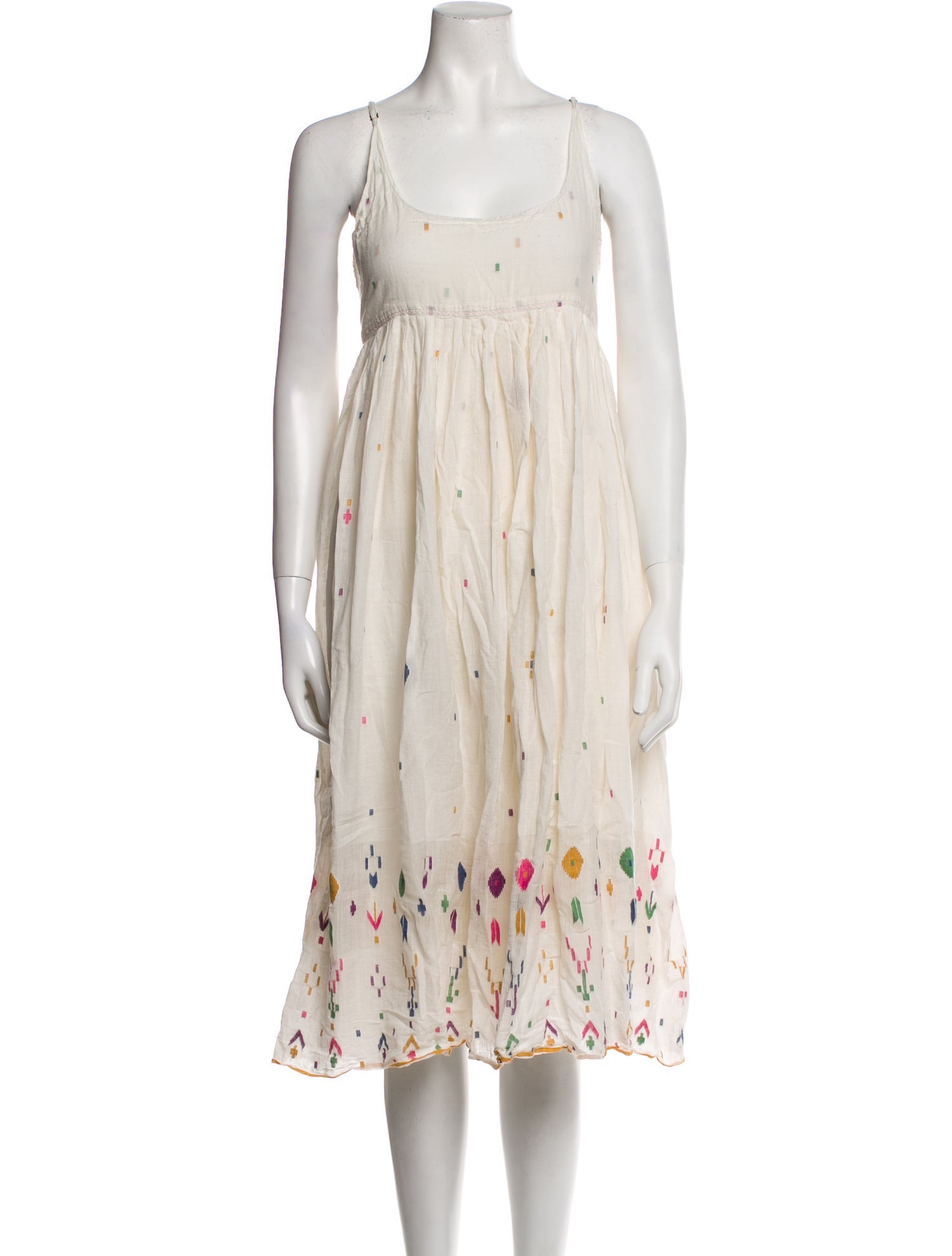 Injiri Printed Midi Length Dress