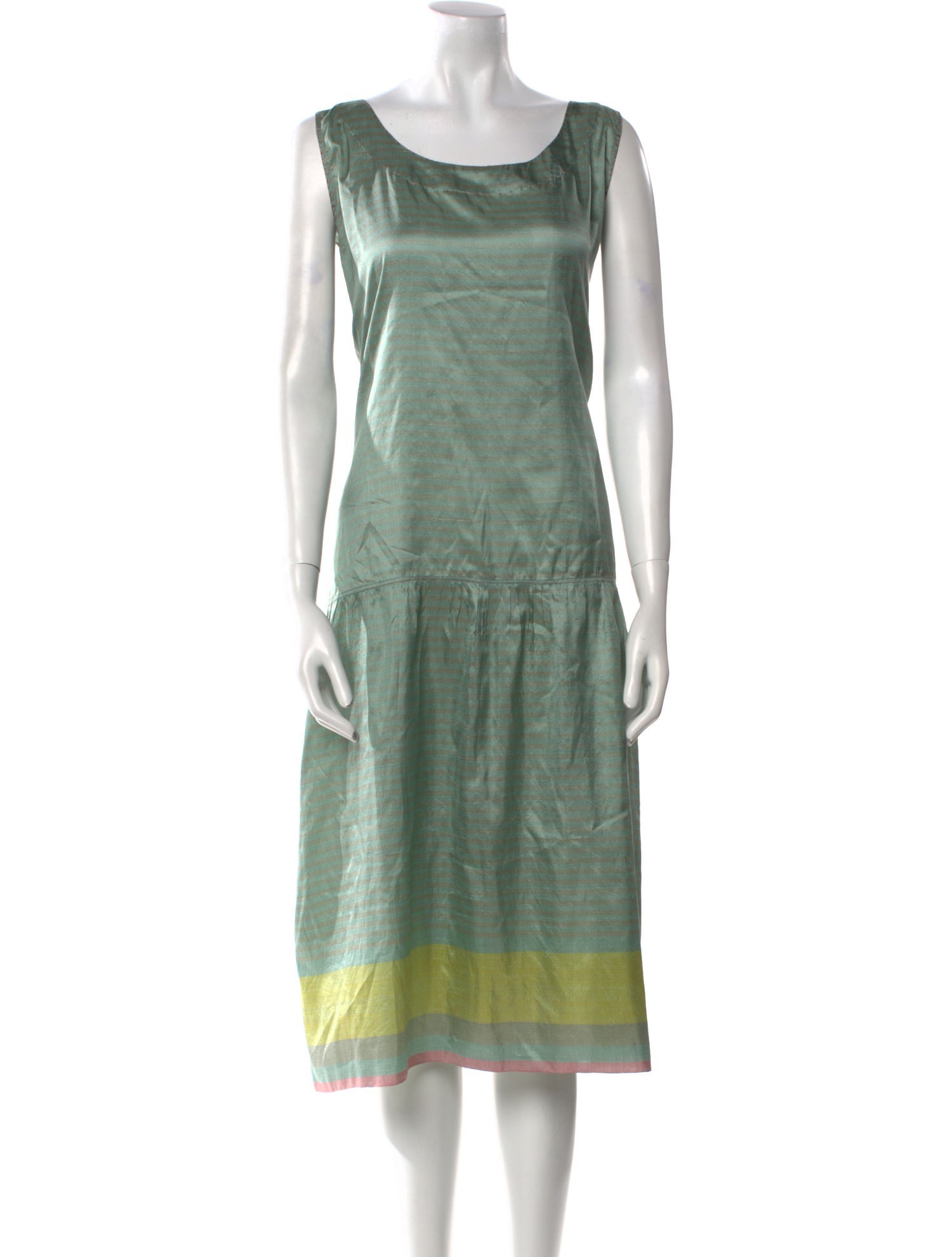 Injiri Silk Midi Length Dress