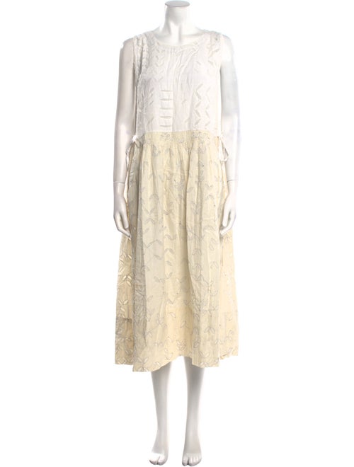 Injiri Printed Midi Length Dress