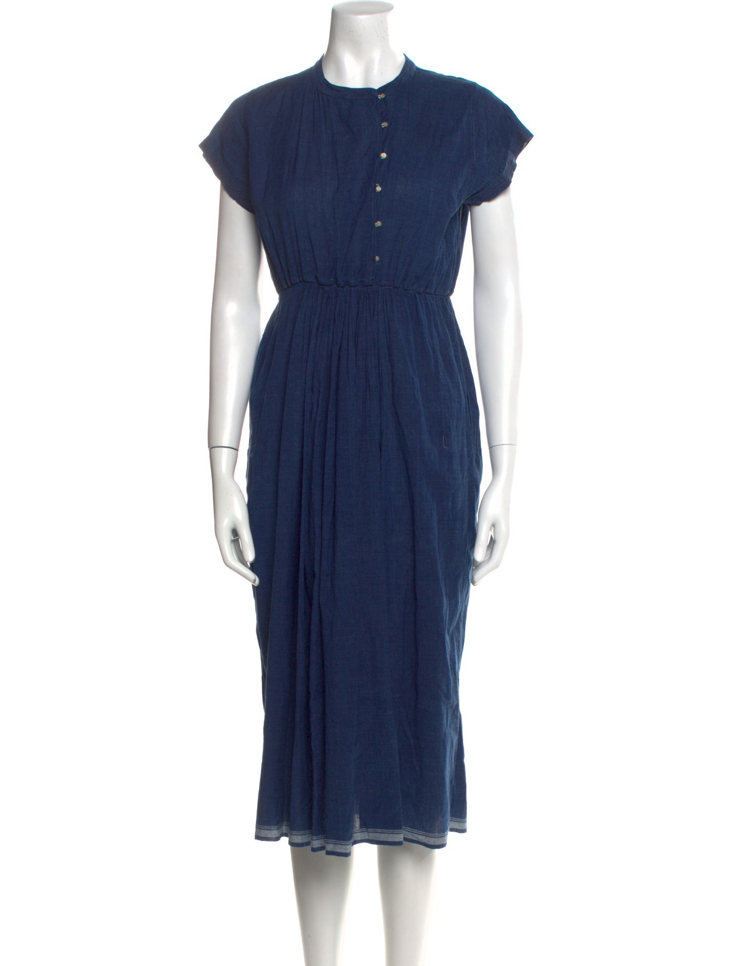 Injiri Crew Neck Midi Length Dress