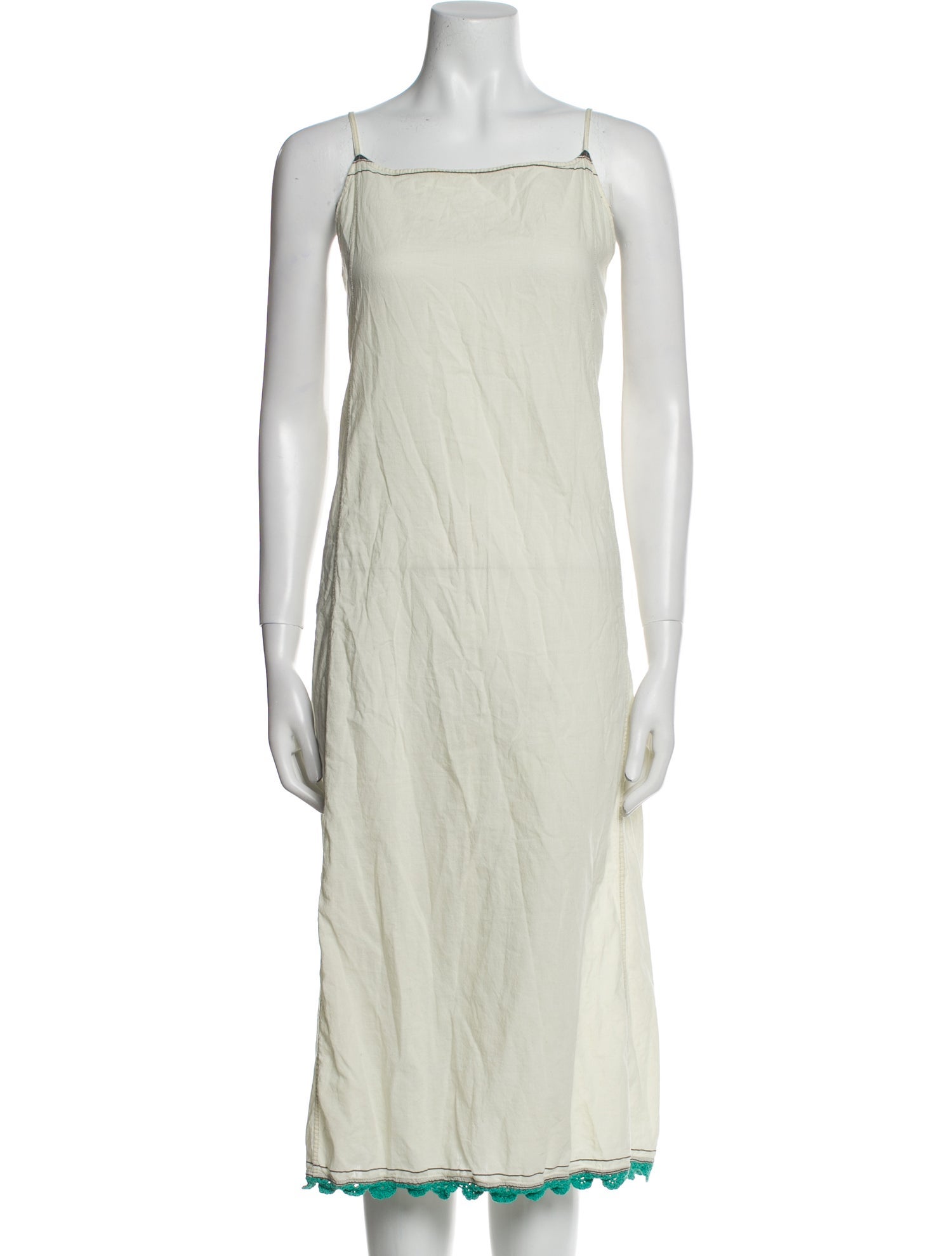 Injiri Square Neckline Midi Length Dress