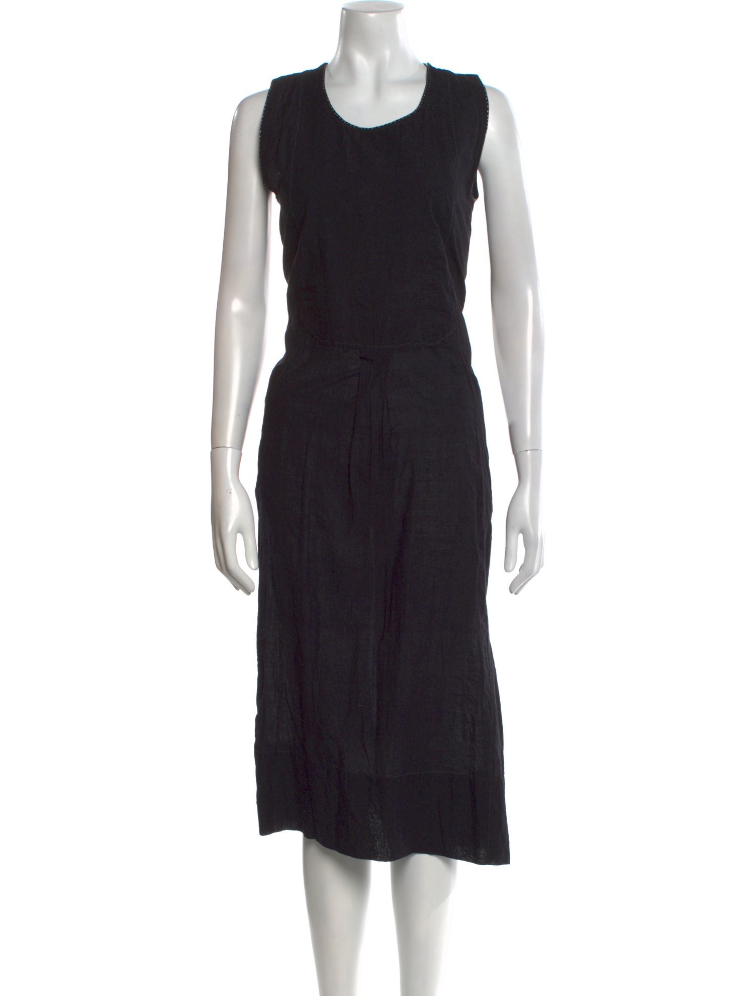 Injiri Scoop Neck Midi Length Dress