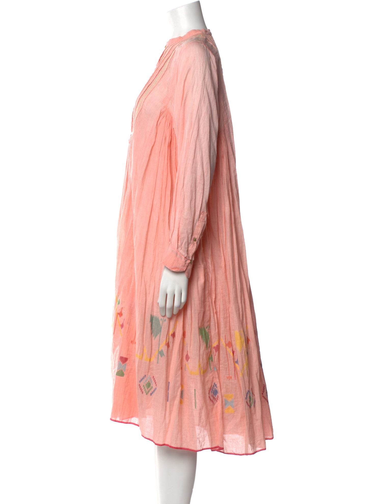 Injiri Striped Midi Length Dress