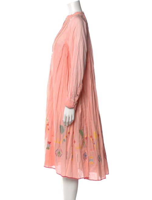 Injiri Striped Midi Length Dress