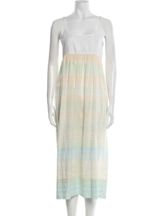 Injiri Tie-Dye Print Long Dress