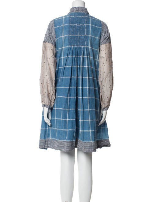 Injiri Plaid Print Mini Dress