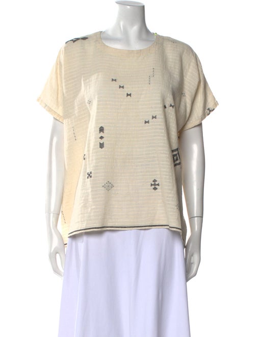 Injiri Graphic Print Crew Neck T-Shirt