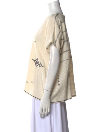 Injiri Graphic Print Crew Neck T-Shirt