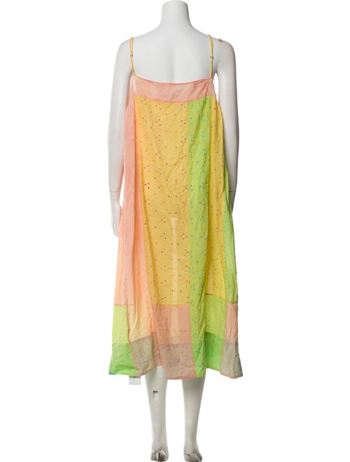 Injiri Printed Long Dress