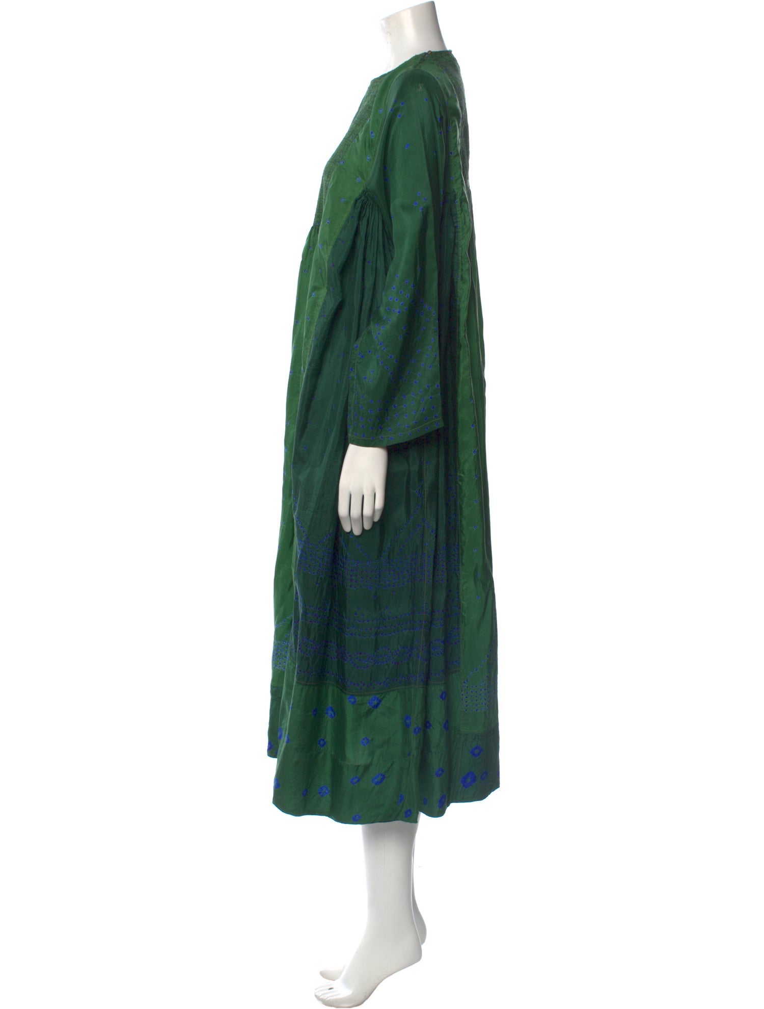 Injiri Silk Midi Length Dress