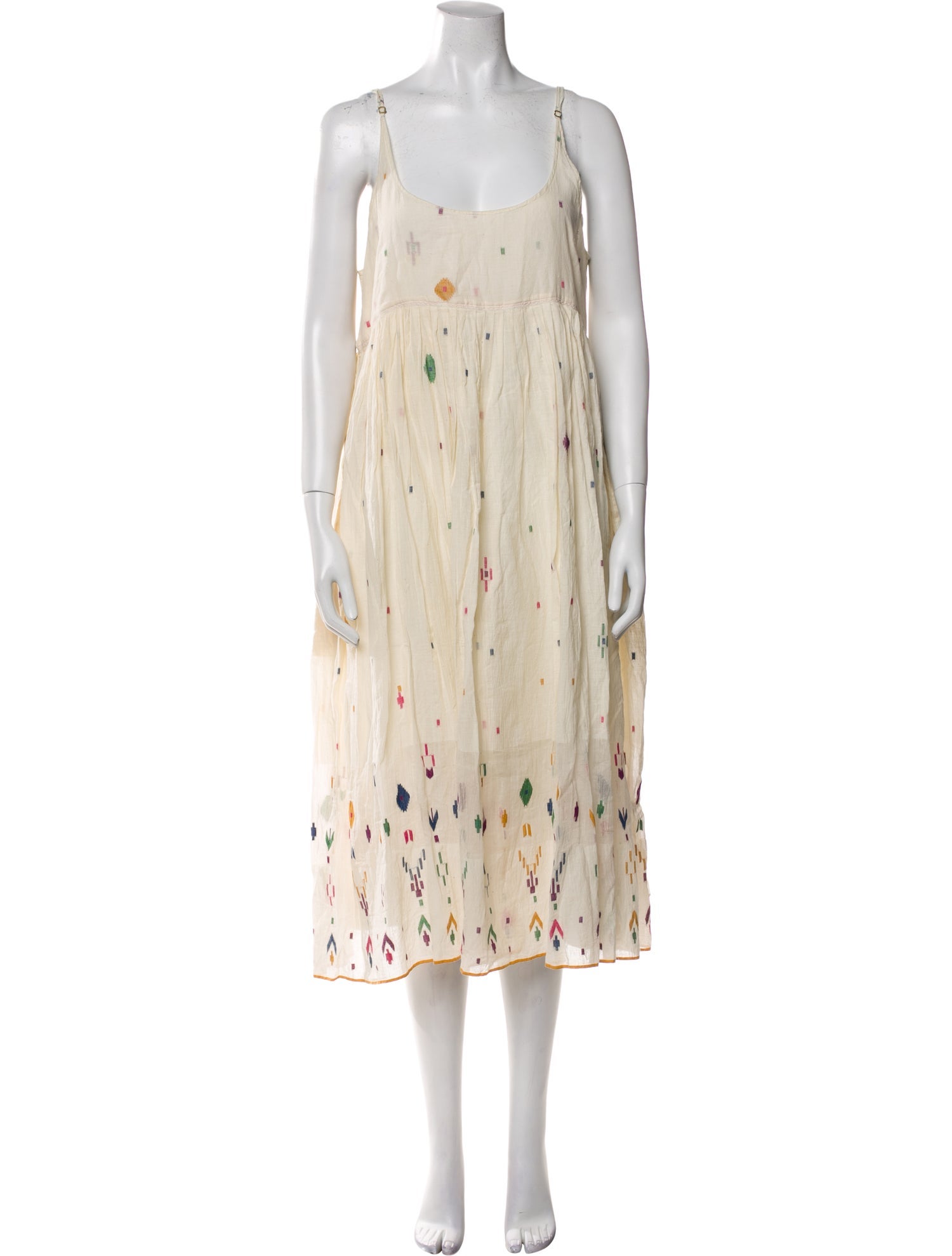 Injiri Printed Midi Length Dress