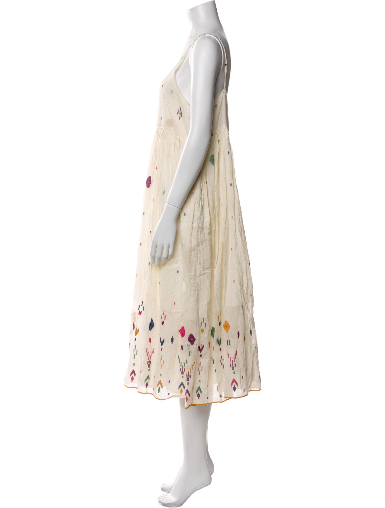 Injiri Printed Midi Length Dress