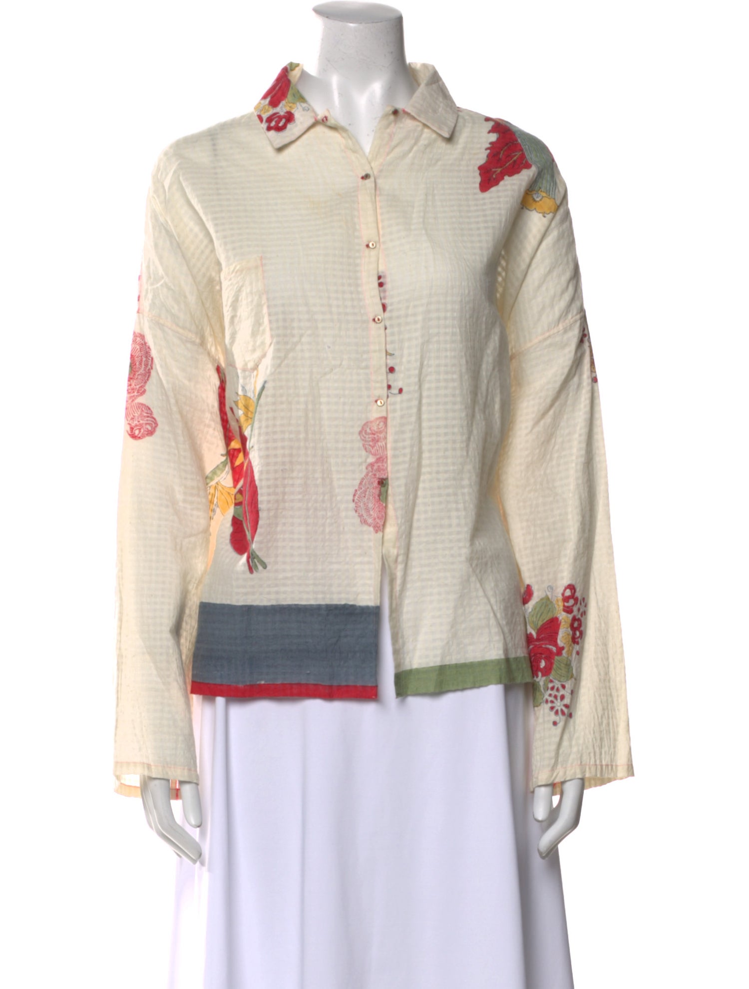 Injiri Printed Long Sleeve Sweatshirt